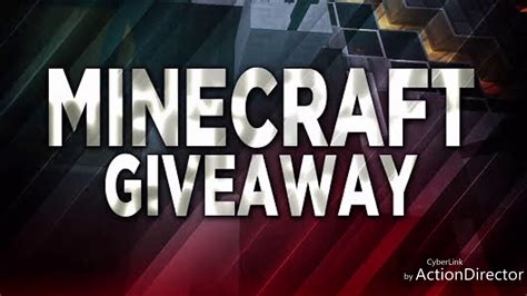 minecraft giveaway